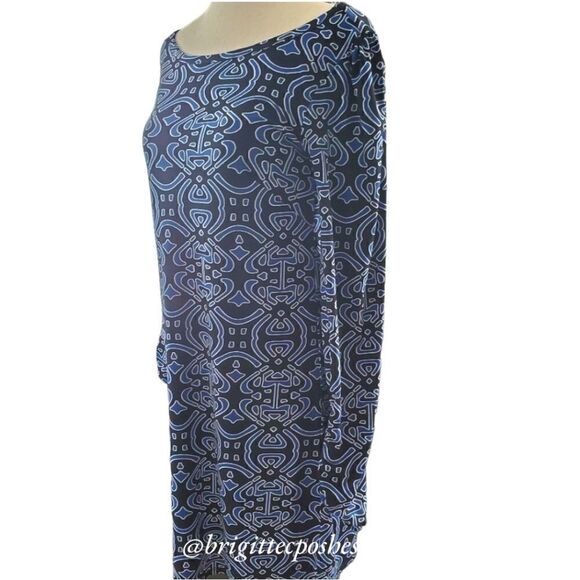 Laundry By Shelli Segal Blue/Black Dress Size 2 - Picture 2 of 8